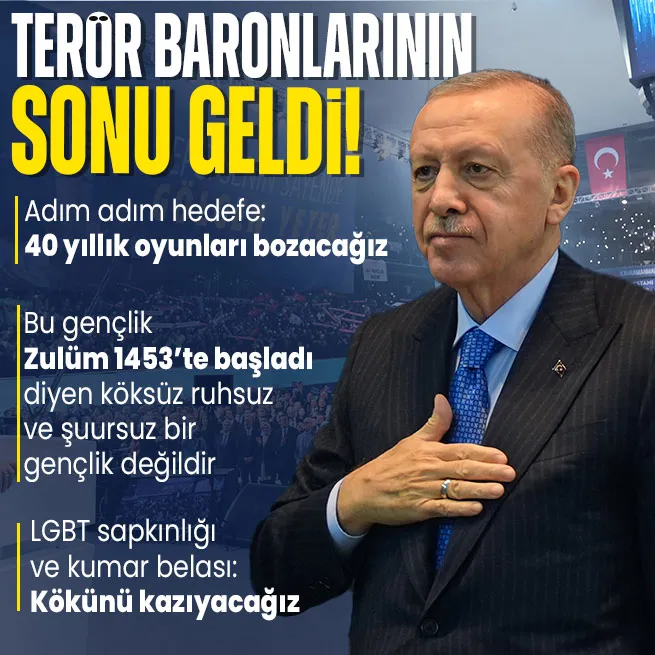 Başkan Erdoğandan AK Parti Gençlik Kolları 7. Olağan Kongresinde önemli açıklamalar