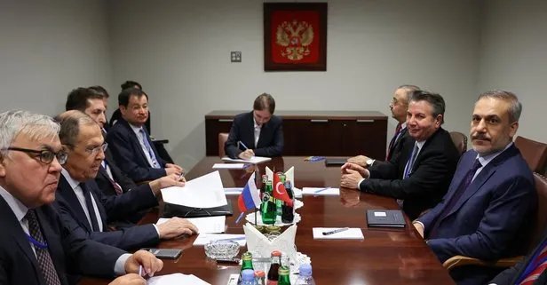 Son dakika: Dışişleri Bakanı Hakan Fidan Rusya Dışişleri Bakanı Sergey Lavrov ile görüştü