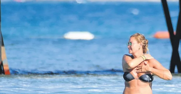 Pınar Altuğ serin sularda vitamin depoladı! Yağmur Atacan'ın aldığı kilolar dikkat çekti!