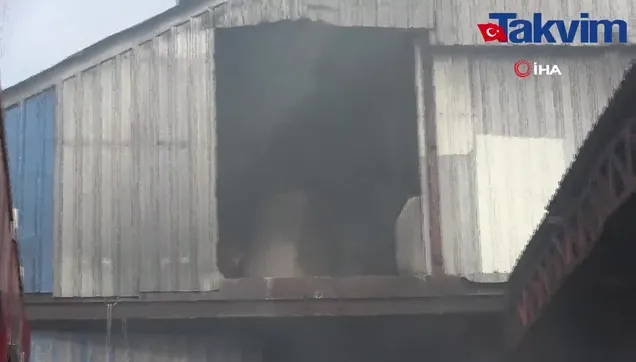 Hatay’da fabrika yangını