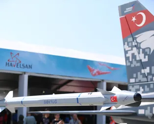 Türkiyenin ilk hava-hava füzesi Göktuğ Teknofestte sergilendi