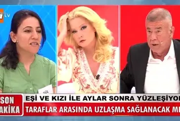 Ercan Hallaç, eski eşi ve kızıyla aylar sonra yüzleşti! Müge Anlı öfkeden çıldırdı: Burası Dingo'nun ahırı değil!