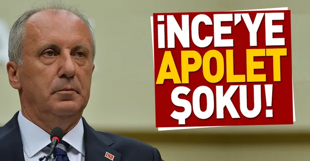 CHP’li İnce’ye apolet şoku