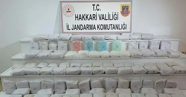 Hakkari’de İHA destekli operasyon! 114 kilo uyuşturucu ele geçirildi