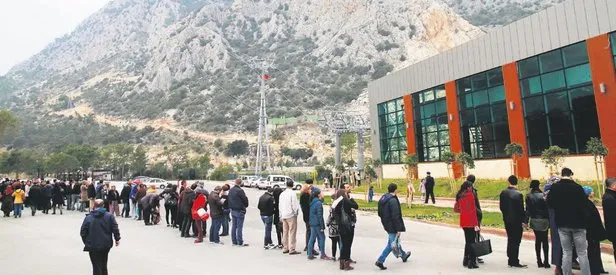 Teleferiğe TÜNEK
