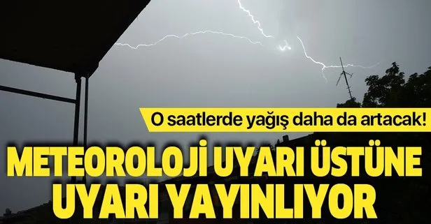 Meteoroloji’den İstanbul için son dakika kuvvetli yağış uyarısı | 24 Mayıs Cuma hava durumu