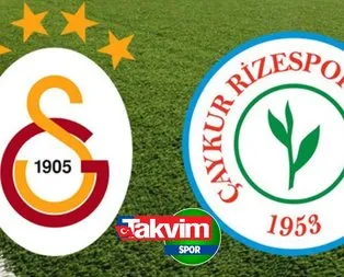 Galatasaray - Rizespor CANLI MAÇ izle!