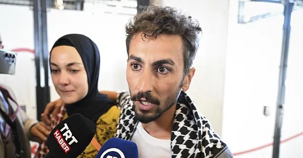İsrail'in alıkoyduğu Madleen'deki Türk vatandaşı Şuayb Ordu ve Yasemin Acar Berlin'e ulaştı