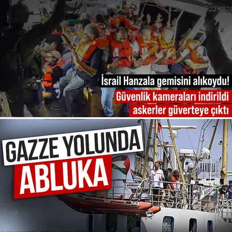 Gazze’ye doğru yola çıkan Hanzala gemisine İsrail’in müdahalesi başladı!