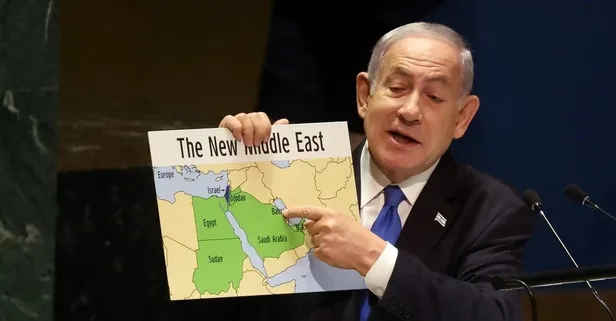 Netanyahu-Trump görüşmesinin şifreleri: Kafada işgal masada siyonist harita var!