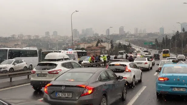 Son dakika: İstanbul'da yağış nedeniyle trafik yoğunluğu oluştu! İstanbul anlık yol durumu-2