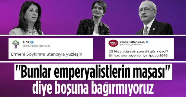 CHP'nin ortağı HDP'den sözde 1915 olaylarına destek! Skandal bildiriye peş peşe çok sert tepkiler