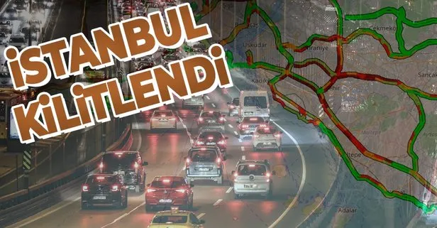 Kısıtlama öncesi İstanbul’da trafik yoğunluğu! İşte son yol durumu