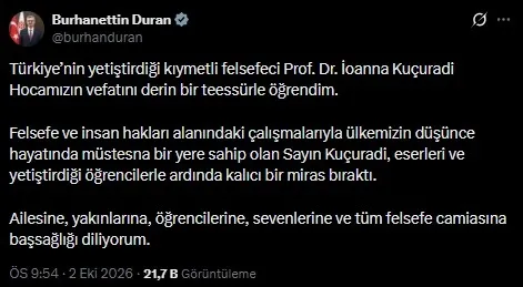 felsefeci-ve-akademisyen-ioanna-kucuradi-hayatini-kaybetti-omer-celikten-mesaj-hocalarin-hocasiydi-1790968775844.jpeg Felsefeci ve akademisyen İoanna Kuçuradi hayatını kaybetti! Ömer Çelik'ten mesaj: Hocaların hocasıydı-3