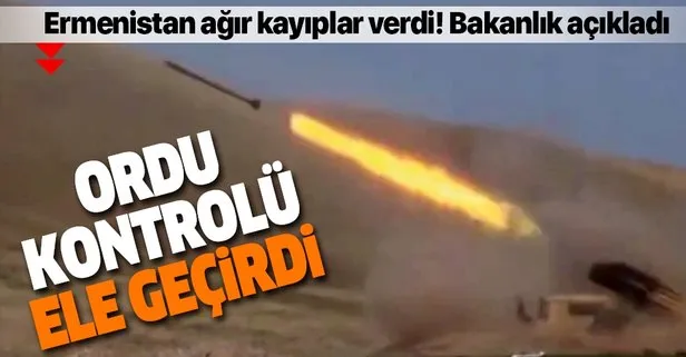 Bakanlık açıkladı: Ordu kontrolü ele geçirdi!