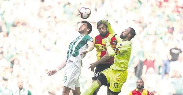 Bursaspor - Göztepe puanları bölüştü