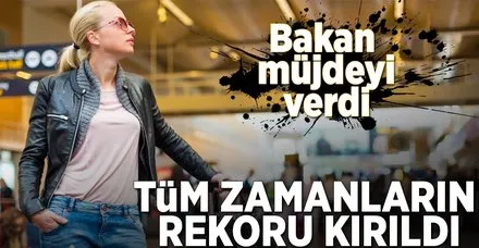 Kültür ve Turizm Bakanı Numan Kurtulmuş turizmde rekor kırıldığını açıkladı!