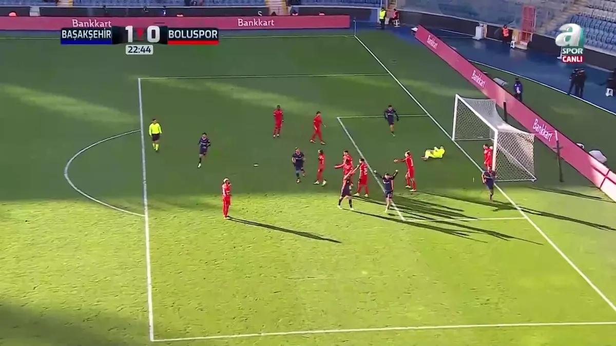 GOL: Opoku | R. Başakşehir 1-0 Boluspor