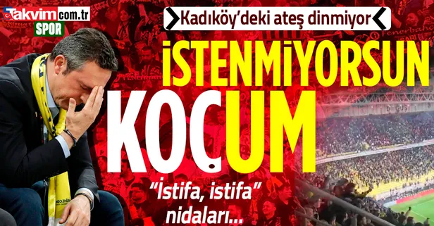 Kadıköy'deki ateşi galibiyet de dindirmedi! Fenerbahçe taraftarlarından Ali Koç'u hedef alan 'istifa' tezahüratları