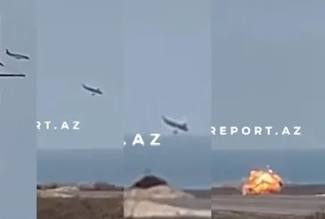 Uçak düşme anından yeni görüntü!