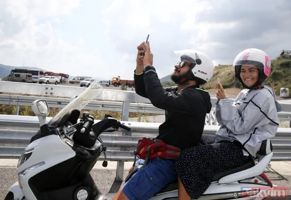 Yavuz Sultan Selim Köprüsü'nde ilk gün trafiği - 7