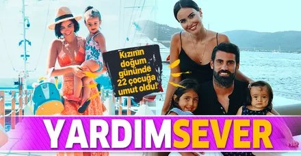 Volkan Demirel'in eşi Zeynep Sever Demirel 22 çocuğa tekerlekli sandalye aldı