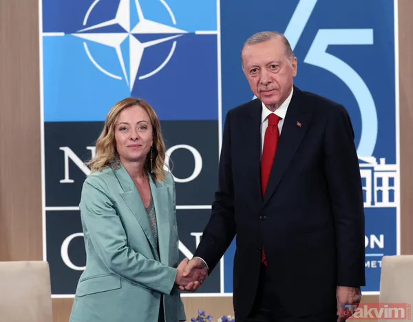 NATO'da çok konuşulan anlar! İtalya Başbakanı Meloni'nin Başkan Erdoğan'a bakışları gündem oldu - 8