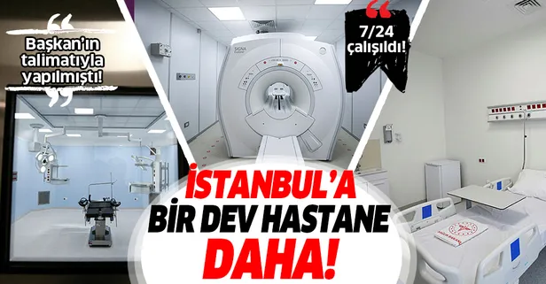 Başkan Erdoğan'ın talimatıyla yapılmıştı! Prof. Dr. Murat Dilmener Acil Durum Hastanesi hizmete giriyor!