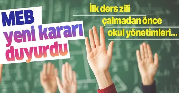 Milli Eğitim Bakanı Ziya Selçuk yeni kararı duyurdu! Okullar açıklamadan önce...