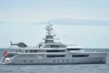 Rus milyarder 120 milyon dolar değerindeki 72 metrelik yatıyla Fethiye'de! Daha önce verdiği bahşiş olay olmuştu