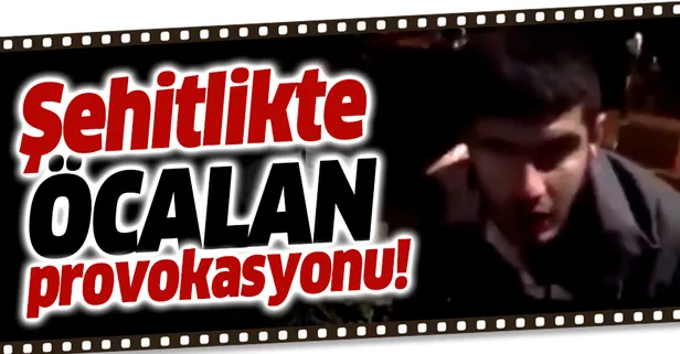 Edirnekapı şehitliğinde Öcalan provokasyonu!