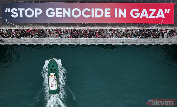 Binler Galata'ya akın etti... İstanbul'dan Aksa'ya direnişe bin selam! | Alandan tarihi kareler - 25