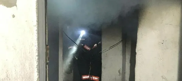 Başkent’te yangın paniği! Bütün bina tahliye edildi