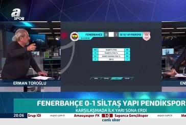 Erman Toroğlu'dan Fenerbahçeli oyunculara eleştiri! "2 eksikle oynuyor"