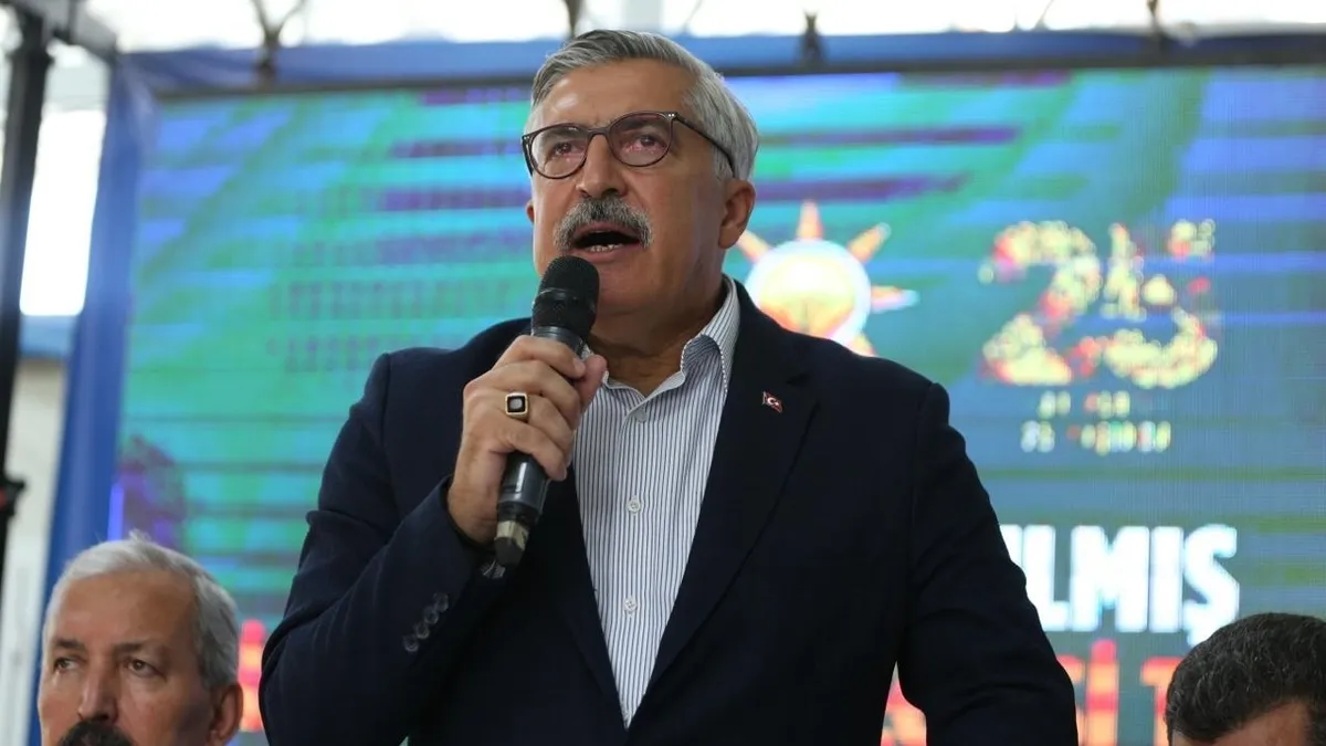 AK Parti Genel Başkan Yardımcısı Hüseyin Yayman Hatay'da konuştu