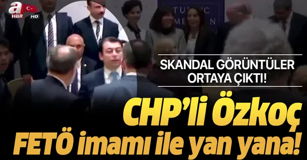 CHP’li Özkoç FETÖ imamı Mahmut Yeter ile yan yana!