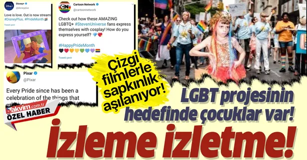 LGBTİ sapkınlığı şimdi de çocuk kanalları üzerinden geleceğimizi hedef alıyor!