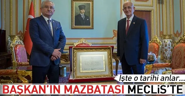 Cumhurbaşkanı Recep Tayyip Erdoğan’ın mazbatası TBMM’de