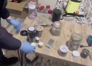 Adana’da uyuşturucu laboratuvarı gibi villa