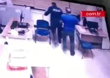 Sivil memur, polis memurunu yaraladı