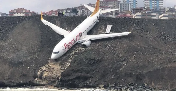 Trabzon Havalimanı’nda, iniş sırasında kontrolden çıkan uçağın akıbeti belli oldu