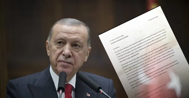 İsrailli rehine aileleri Başkan Erdoğan’a mektup yazdı... Bölgenin güçlü liderisiniz ifadeleriyle yardım istediler