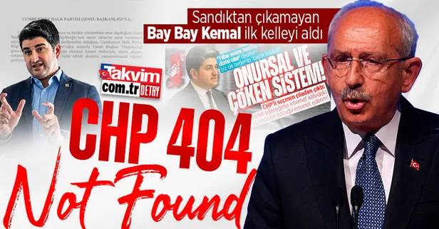 Son dakika: Sandıktan çıkamayan CHP'de ilk kelle gitti! Kılıçdaroğlu yardımcısı Onursal Adıgüzel'i görevden aldı