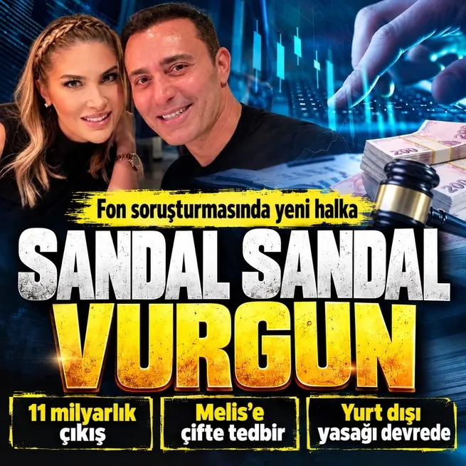 Fon soruşturmasında Mustafa Sandal’ın eşi Melis hakkında 11 milyar TLlik çıkış iddiası! Mal varlığına tedbir