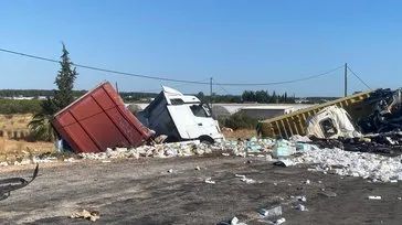 Antalya'da TIR kazası!