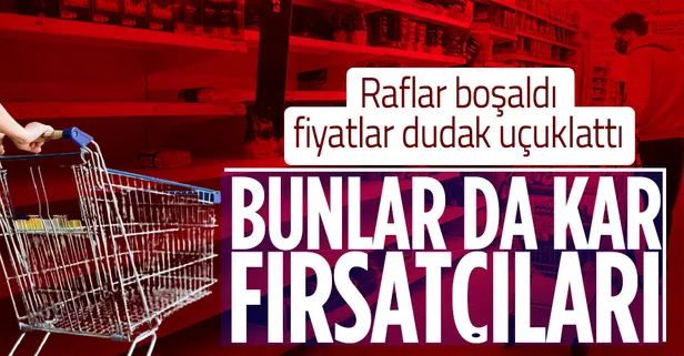 Bunlar da kar fırsatçıları! Raflar boşaldı fiyatlar dudak uçuklattı