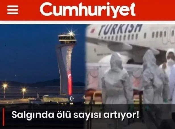 Cumhuriyet Gazetesi'nin "virüslü" algısına sosyal medyadan tepki yağdı: Bunlar varken düşmana gerek yok-1