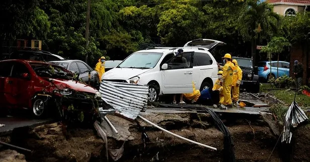 El Salvador’u fırtına vurdu! Ölüler var