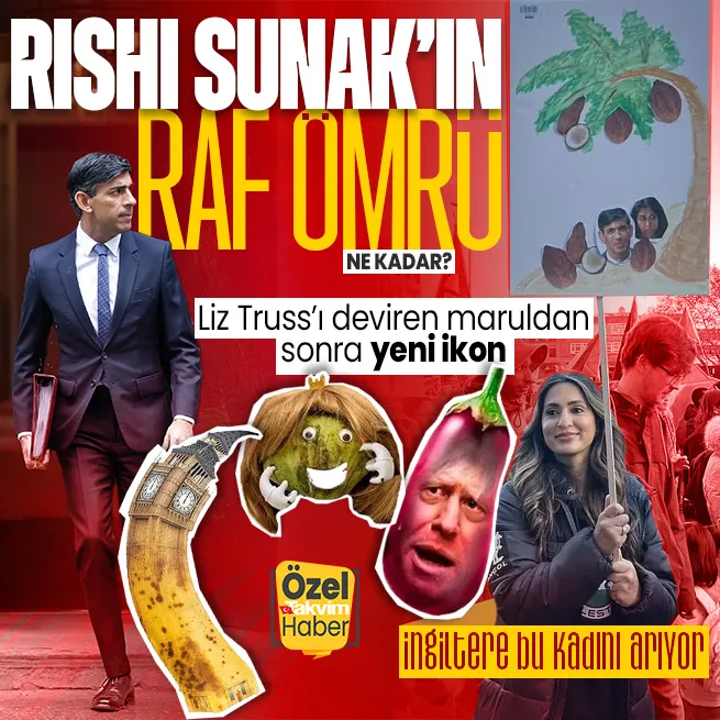 Liz Truss’ı deviren maruldan sonra yeni ikon: 10 Numara bu pankartla sarsıldı: Hindistan cevizi Rishi Sunak’ın raf ömrü ne kadar?