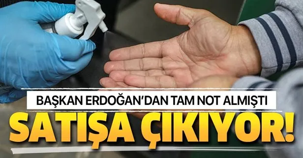 Son dakika: Başkan Erdoğan’ın tam not verdiği borlu dezenfektan satışa çıkıyor!